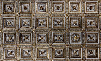 Giuliano da Sangallo's flat caisson ceiling from Basilica di Santa Maria Maggiore, Rome