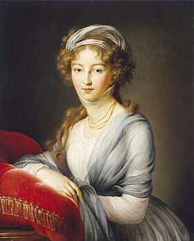 На портрете Элизабет Виже-Лебрен (1797)