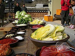 Preparation for making kimchi