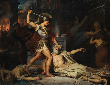 Смерть Приама (1861)