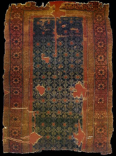 Tappeto selgiuchide, 320 x 240 cm, dalla Moschea di Alâeddin, Konya, XIII secolo