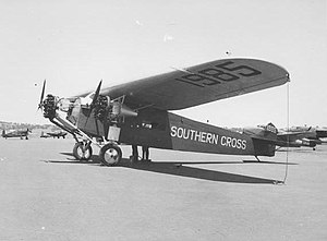 Fokker F.VIIb/3m Southern Cross byl prvním letounem, který přeletěl Tichý oceán