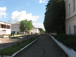 Straat in Jelnja in 2008