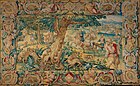 Охота на диких кошек. Шпалера по картону Страдануса. Между 1567 и 1577. Мануфактура Arazzeria Medicea. Палаццо Питти, Флоренция