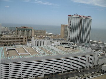 The Taj Mahal, as seen from the Fairfield Resorts