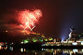 Rhein in Flammen en 2011, antes da Fortaleza de Ehrenbreitstein en Coblenza