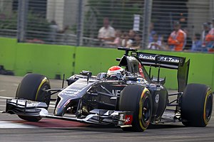 Adrian Sutil Singaporen GP:ssä 2014