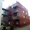 ☎∈ Container City 1 at Trinity Buoy Wharf, London in September 2012.