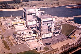 Les réacteurs graphite-gaz A1 et A2 de la centrale