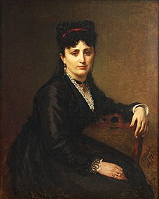 Женский портрет, (1871), Латвийский национальный художественный музей