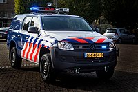 Volkswagen Amarok van de Koninklijke Marechaussee