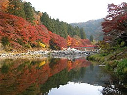 Toyota, Asuke-chō, Kōrankei – dolina rzeki Tomoe jesienią