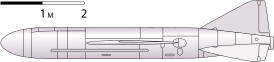 Эскиз противокорабельной ракеты П-15М «Термит»