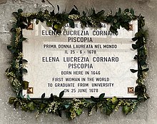 Elena Lucrezia Cornaro Piscopia