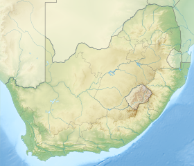 voir sur la carte d’Afrique du Sud