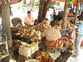 Thanaka seller at Kaunghmudaw Pagoda, Sagaing
