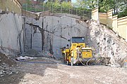 Atlas Copco equipment in the construction of West Link. The construction equipment is no longer part of AC.