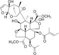 Image 28Structure of Azadirachtin, a terpenoid produced by the Neem plant, which helps ward off microbes and insects. Many secondary metabolites have complex structures (from Evolutionary history of plants)