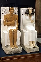 Rahotep y Nefret,[33]​ Egipto, III milenio a. C.