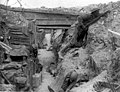 Trench warfare in the Somme during World War I.