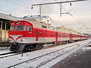 Дизель-поезд ДР1А-276 (построен в СССР в 1988 году)