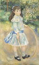 Pierre-Auguste Renoir, Girl with a Hoop, 1885, National Gallery of Art, Washington, D.C.