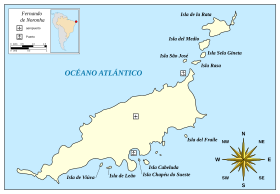 Mapa del archipiélago