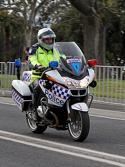 Victoria Police motorcycle officer