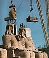 The temples of Abu Simbel in Egypt: The temples were dismantled and reconstructed with the aid of Akemi’s polyester adhesives and fillers.