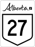 Highway 27 marker