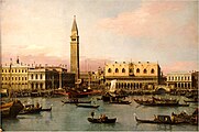 Venesiyanın Dukale sarayının görnüşü