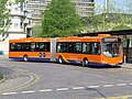 Image 15An articulated Wright Eclipse Fusion, bending as it drives round a corner at the University of Bath, England, May 2008 (from Articulated bus)