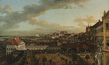 Вид Варшавы из Королевского дворца (1773)