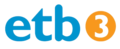 Logotipo de ETB3 entre 2008 y 2010.