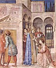 Saint Laurent reçoit les trésors de l'Église, Fra Angelico (II).