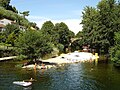 Praia Fluvial da Peneda/Pego Escuro em pleno rio Ceira