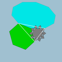 二十面切頂十二・十二面体の頂点形状