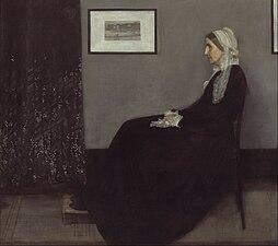 জেমস ম্যাকনেইল হুইসলারের আঁকা Arrangement in grey and black no.1 (১৮৭১), 'হুইসলারস মাদার' নামে ছবিটি পরিচিত।