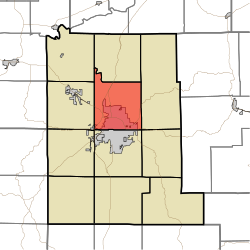 Location in Monroe County