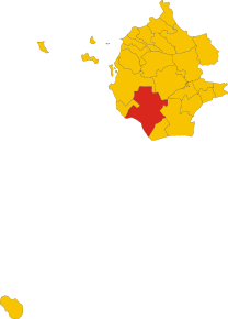 Poziția localității Comune di Mazara del Vallo