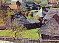 Negrești, village valaque en bois de Transylvanie.