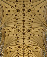 Late perpendicular Gothic vault of the presbytery