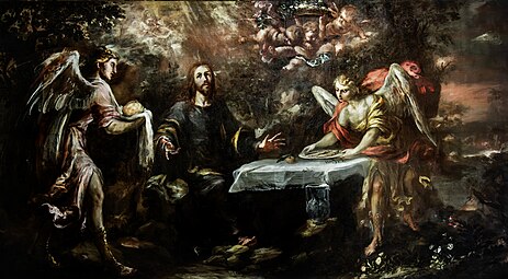 Le Christ servi par les anges, (1663) Musée Goya