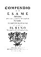 Compendio et esame del libro pubblicato in Modena col titolo Effetti dannosi che produrrà il Reno se sia messo in Po' di Lombardia, 1718