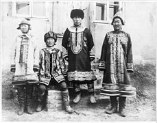 Chefs Goldi, nord de Khabarovsk, 1895