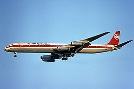 DC-8-63 авиакомпании Air Canada, идентичный разбившемуся