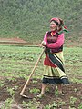 A Mosuo woman near Lugu Lake, China.