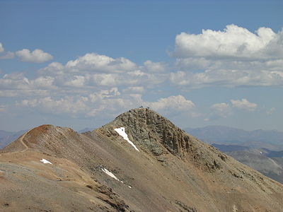 8. Mount Lincoln is the highest peak of the Mosquito Range and the eighth-highest peak of the Rocky Mountains.