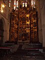 Retablu mayor de la Catedral de Burgos.