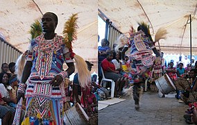 Ритуальний танок південноафриканського цилітеля (сангома)
